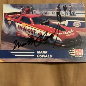 Authentic Mark Oswald autograph